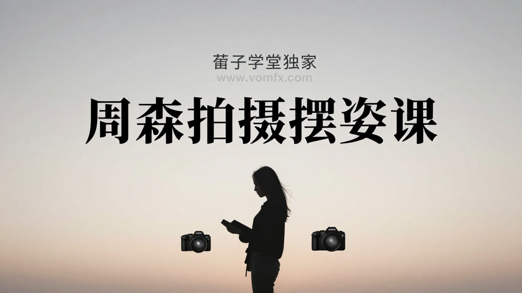 周森拍摄摆姿课｜人像模特姿势引导构图拍摄实战全套学习教程-夏拾光 smvis