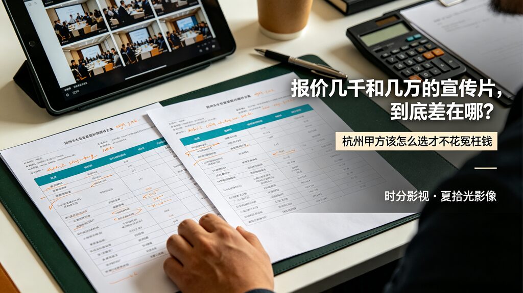 报价几千和几万的宣传片,到底差在哪?甲方该怎么选才不花冤枉钱-夏拾光 smvis