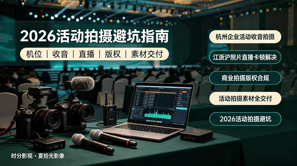 2026企业活动拍摄十大隐形坑｜收音、机位、版权、交付避坑全攻略（江浙沪通用）-夏拾光 smvis