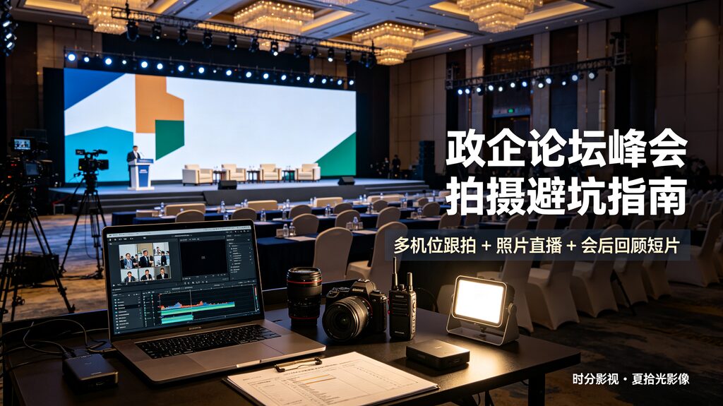 政企论坛峰会拍摄怎么避坑？江浙沪多地现场跟拍、照片直播、会后短片交付要点-夏拾光 smvis